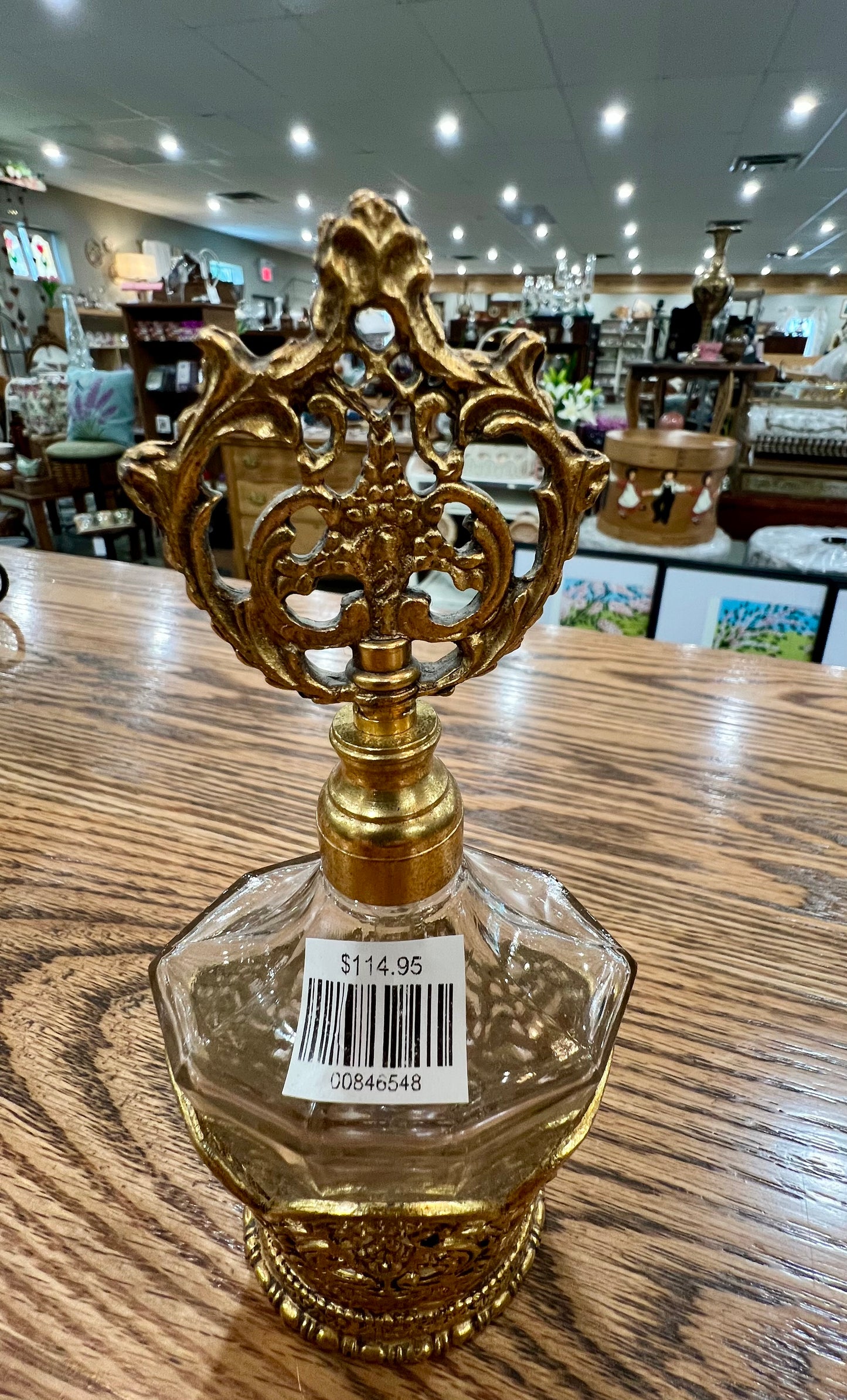 Antique Perfume Bottle with dropper
