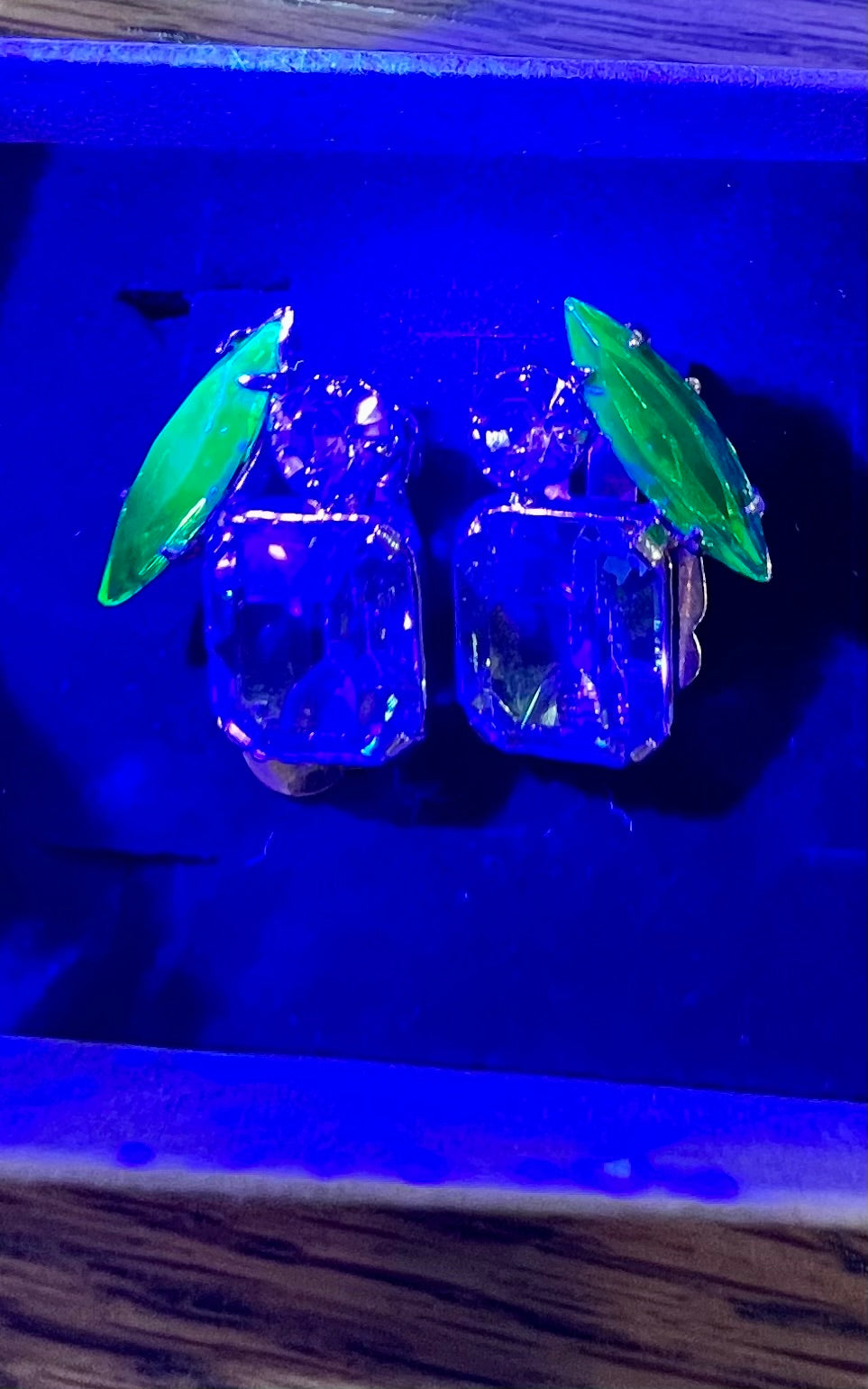 Uranium Glass Earrings