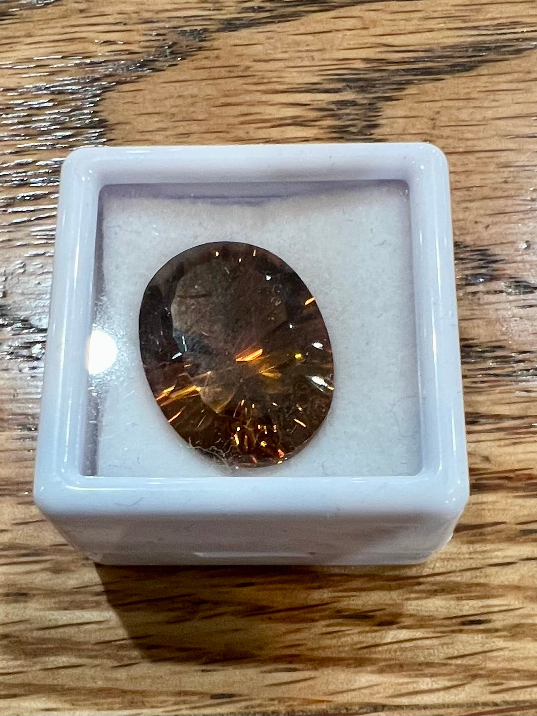 Cognac quartz 12.49 ct