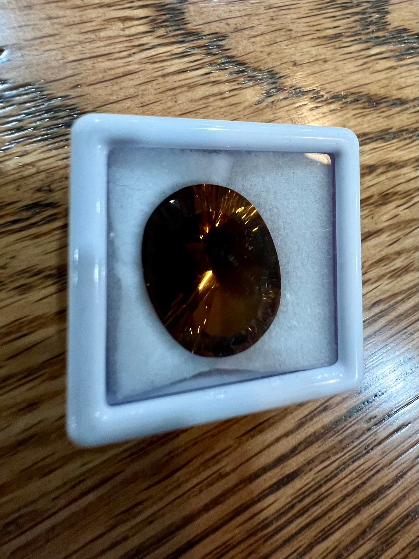 Cognac quartz 12.49 ct