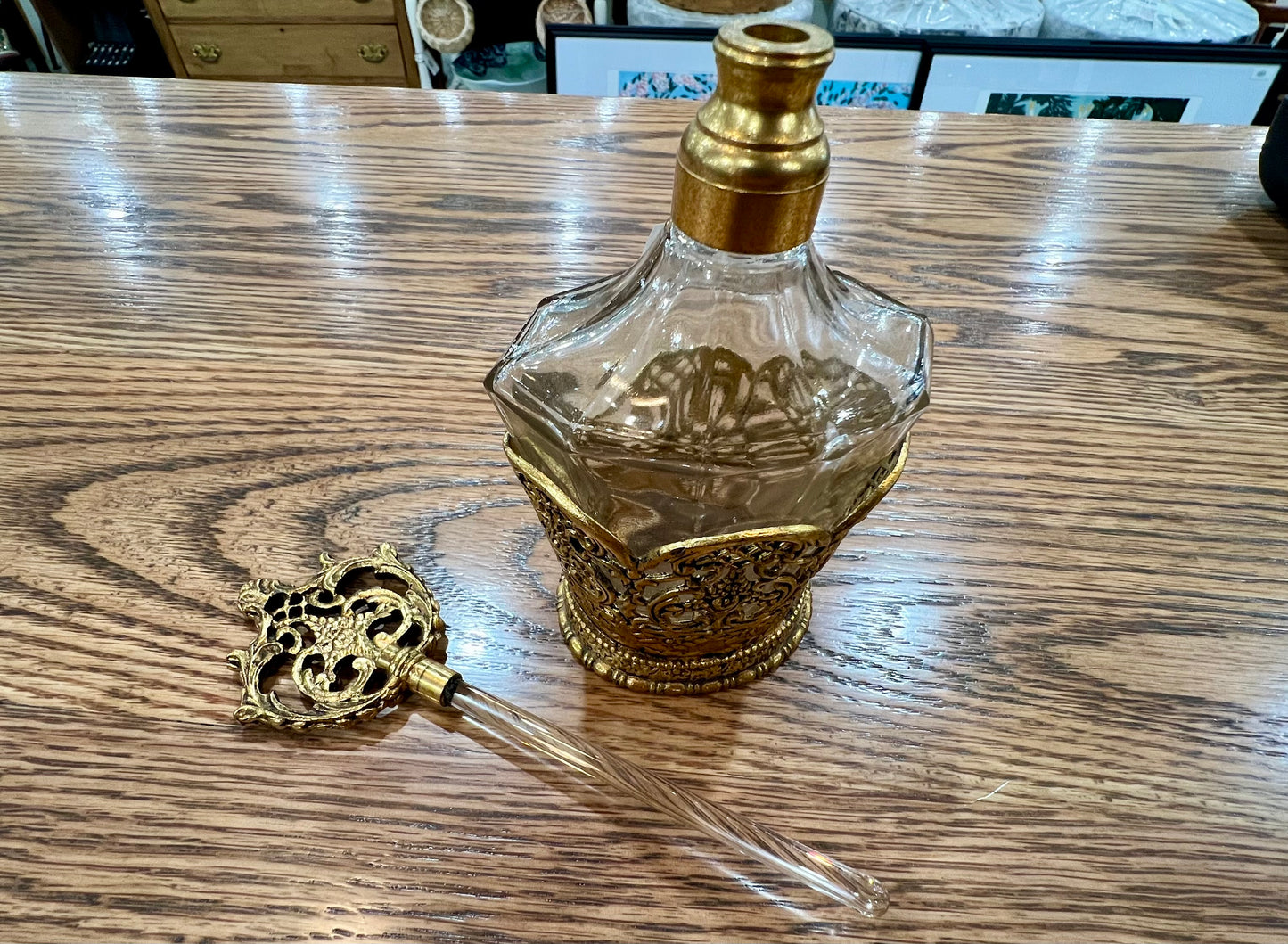 Antique Perfume Bottle with dropper