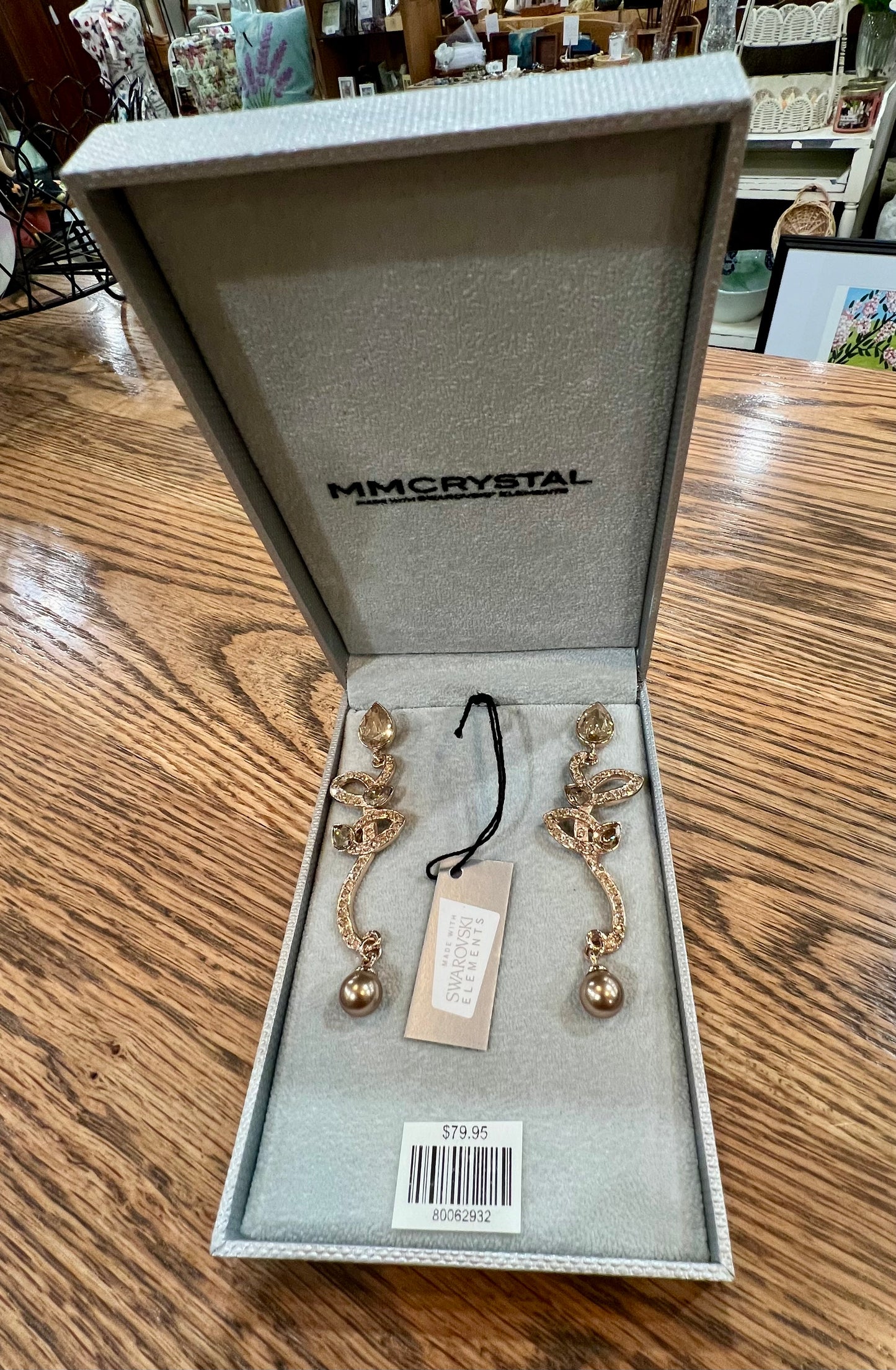 MM Crystal earring set