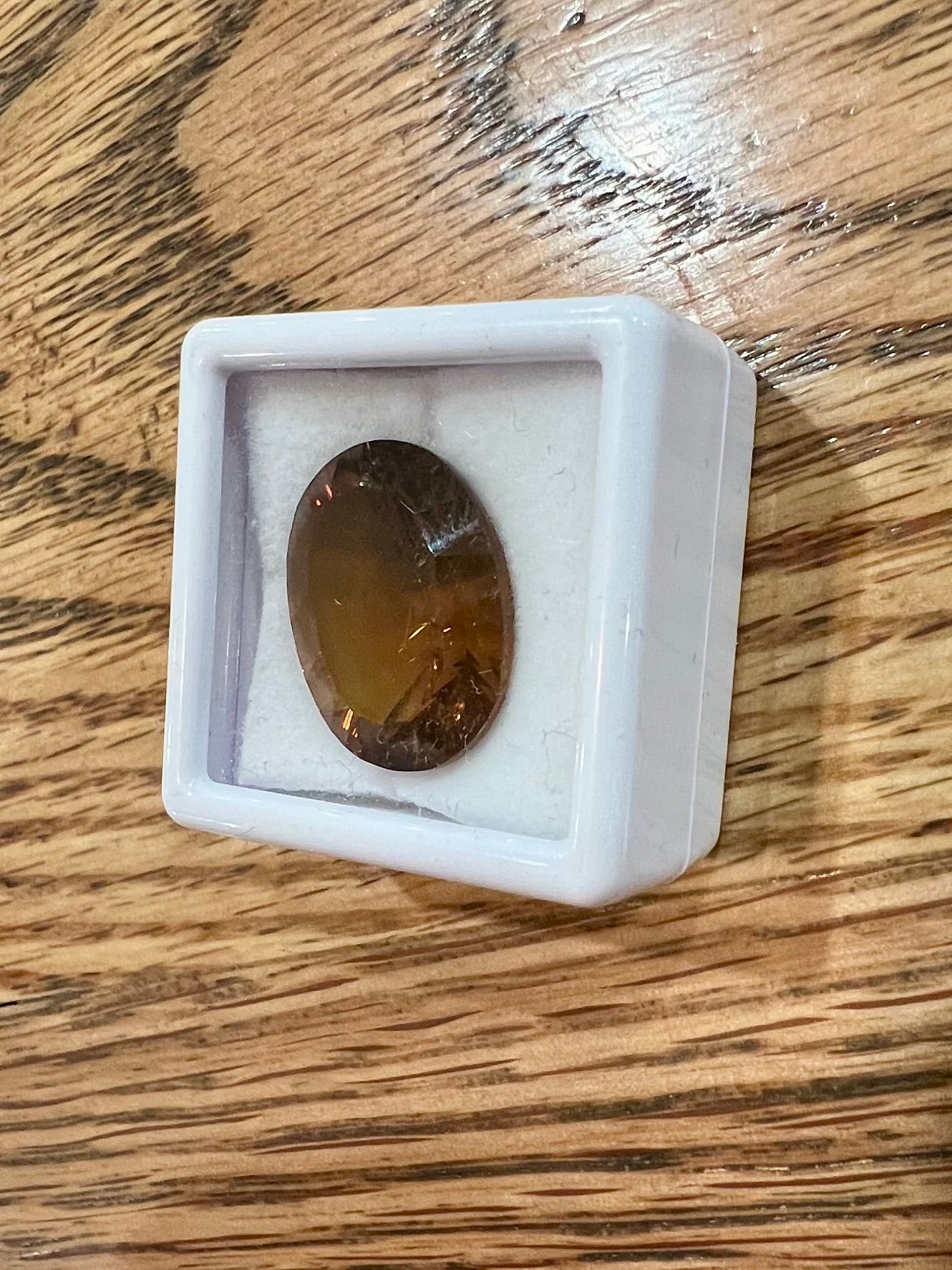 Cognac quartz 12.49 ct