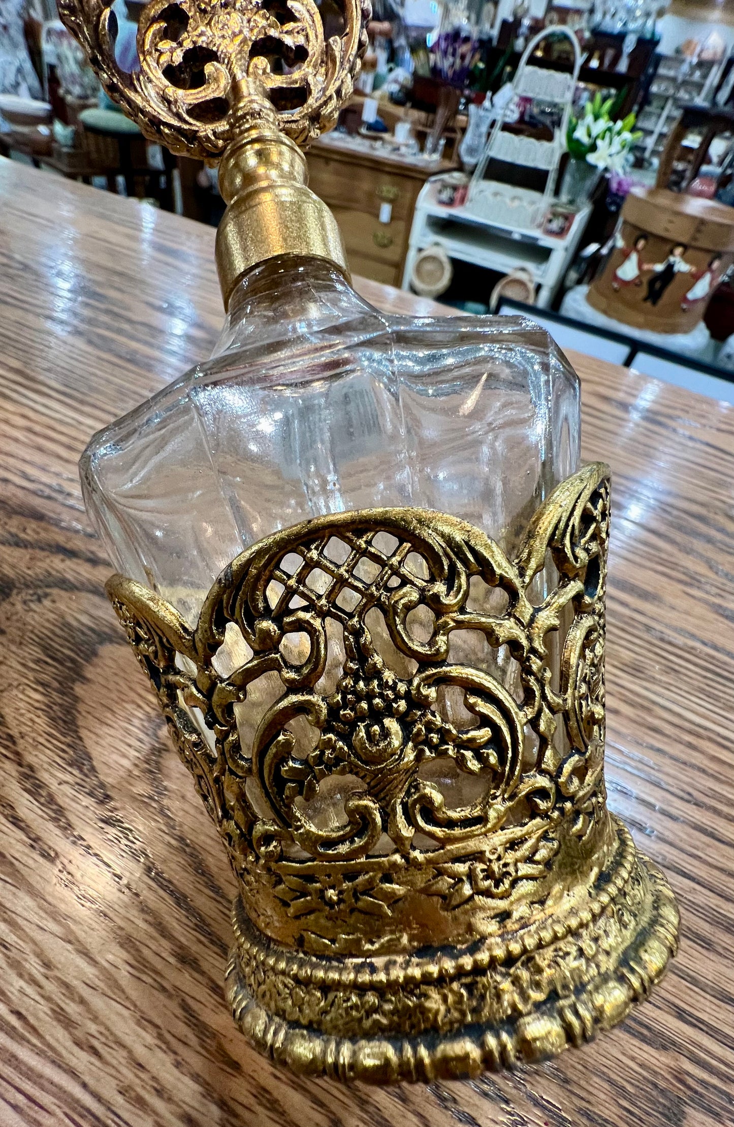 Antique Perfume Bottle with dropper