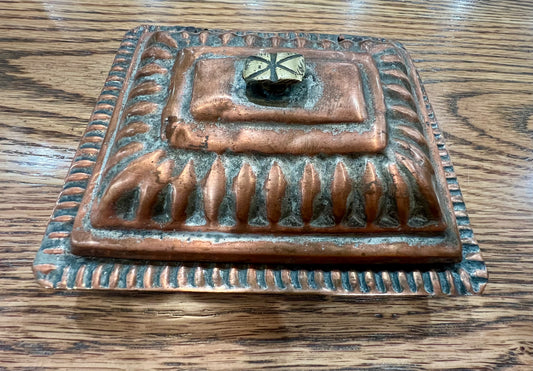 Hammered copper box